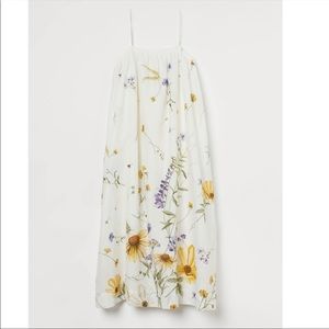 H&M Wildflower Linen Maxi Dress